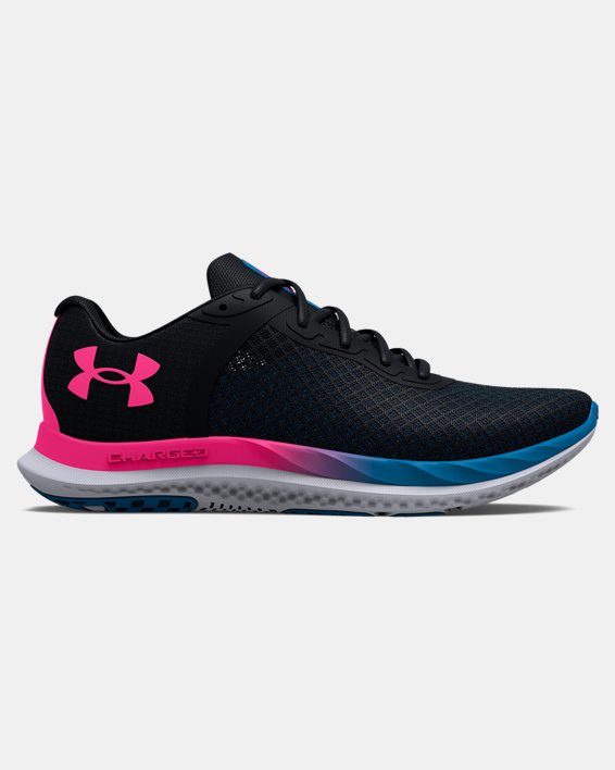 Women's UA Charged Breeze Running Shoes, Black, pdpMainDesktop image number 0